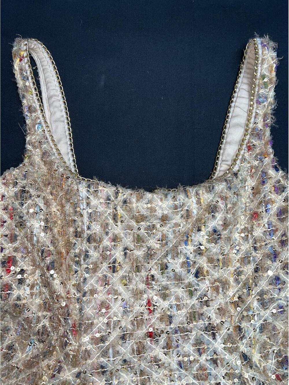 Anthropologie - Maeve Tweed Fit & Flare Mini dress - Picture 8 of 9